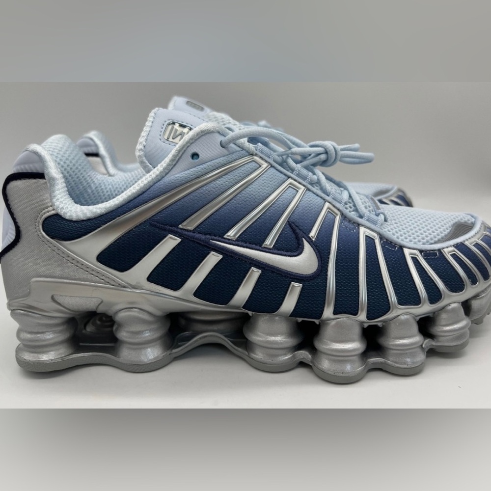 Women’s Nike Shox TL Fade Blue Tint Metallic Silver